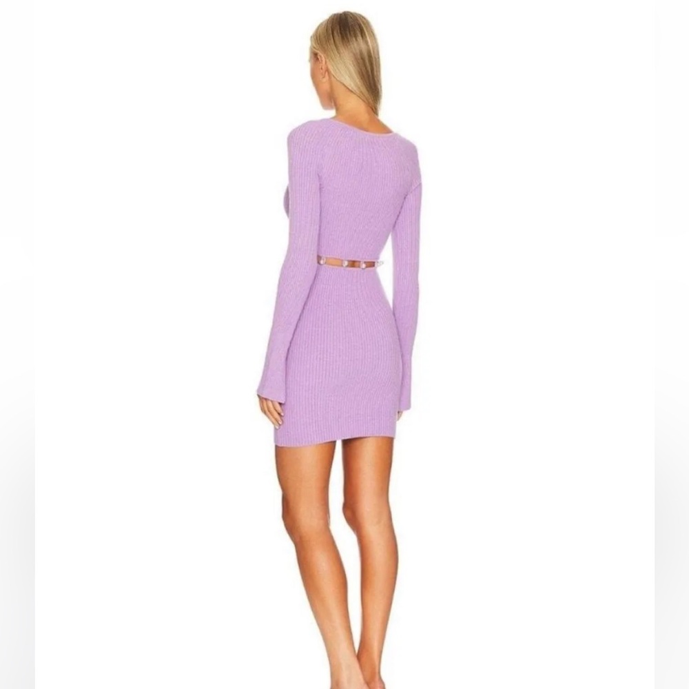 MAJORELLE Lavender Long Sleeve Dress